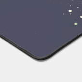 Sparkly Holographic Roos Gold Glitter Monogram Bureaumat (Hoek)