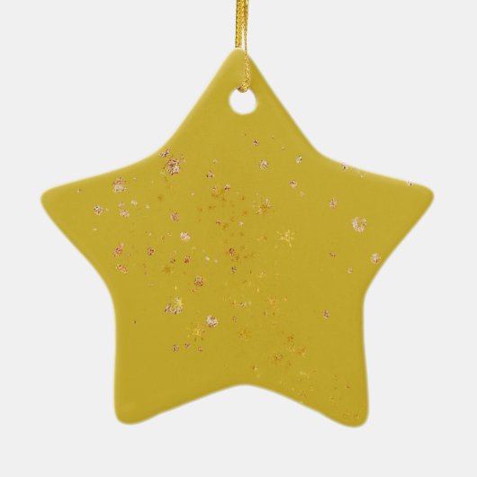 Sparkly Hope Star Keramisch Ornament (Achterkant)