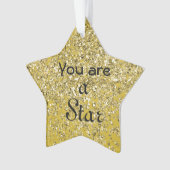 Sparkly Hope Star Ornament (voorkant)