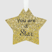 Sparkly Hope Star Ornament (voorkant)