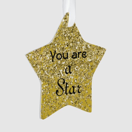 Sparkly Hope Star Ornament (voorkant)