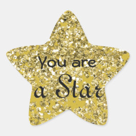 Sparkly Hope Star Ster Sticker