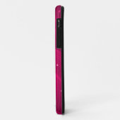 Sparkly Hot Pink Music Note & Stiletto Hiel Case-Mate iPhone Case (Achterkant/links)