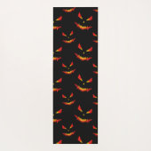 Sparkly Jack O'Lantern Halloween model Monogram Yogamat (Achterkant)