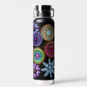 Sparkly Jeweled Brooches  Style Waterfles (Achterkant)