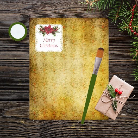 Sparkly Kerst sticker