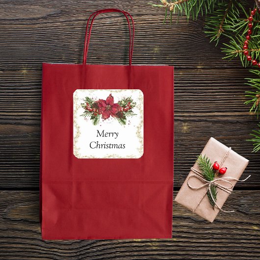 Sparkly Kerst stickers