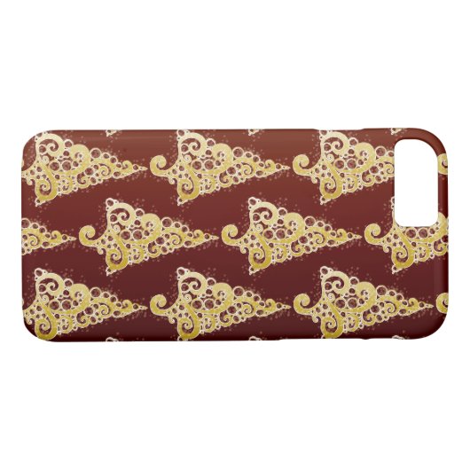 Sparkly kerstboom Case-Mate iPhone case (Achterkant (Horizontaal))