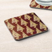 Sparkly kerstboom drankjes onderzetter (Linkerzijde)