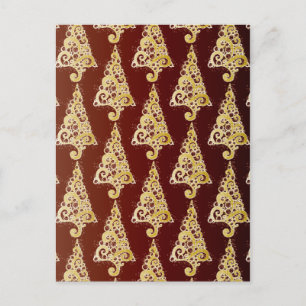 Sparkly kerstboom feestdagenkaart