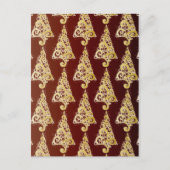 Sparkly kerstboom feestdagenkaart (Voorkant)