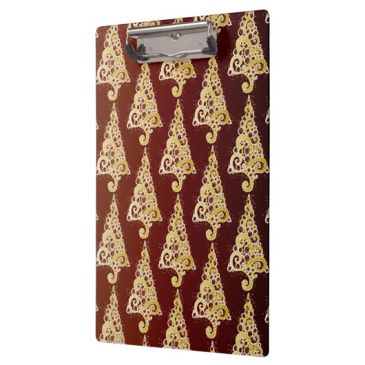 Sparkly kerstboom klembord (Links)