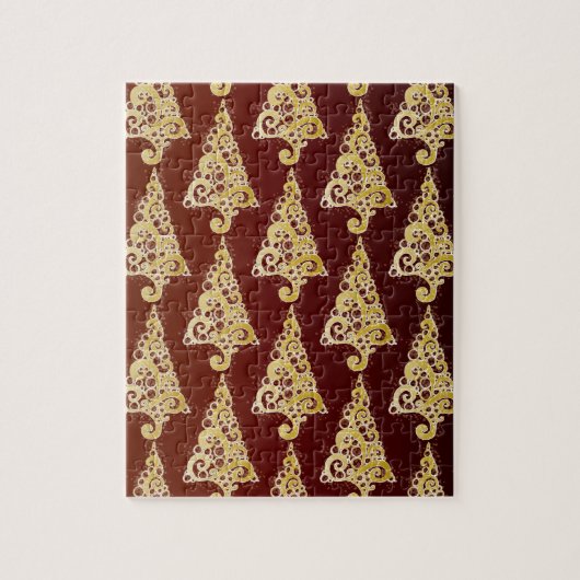 Sparkly kerstboom legpuzzel (Verticaal)