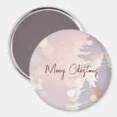 Sparkly kerstboom magneet (Voorkant / Achterkant)