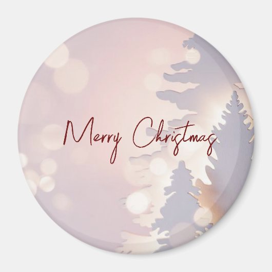 Sparkly kerstboom magneet (Voorkant)