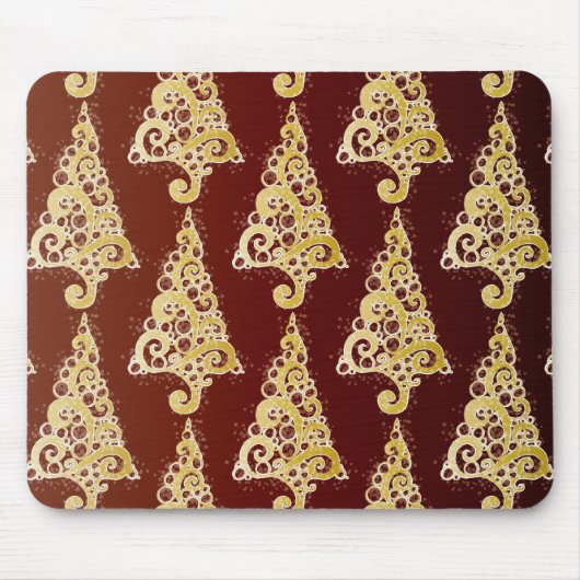 Sparkly kerstboom muismat (Voorkant)