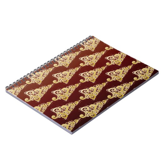 Sparkly kerstboom notitieboek (Linkerzijde)