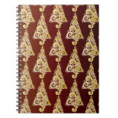 Sparkly kerstboom notitieboek (Voorkant)