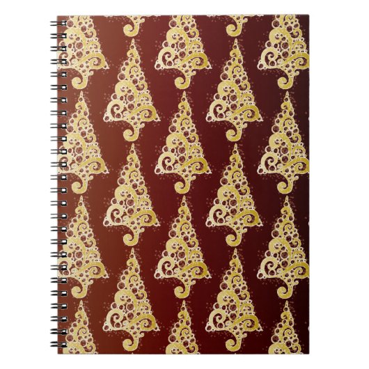 Sparkly kerstboom notitieboek (Voorkant)