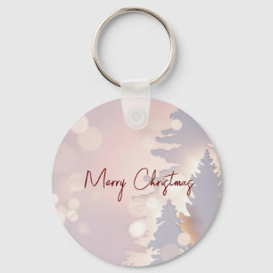 Sparkly kerstboom sleutelhanger
