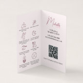 Sparkly Lashes Aftercare Instructies Icon Glitter Visitekaartje (Binnen)