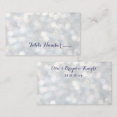 Sparkly Lights Escort Kaart Plaatskaartje (Voorkant / Achterkant)