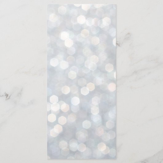 Sparkly Lights Wedding Menu (Achterkant)