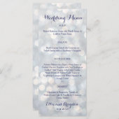 Sparkly Lights Wedding Menu (Voorkant / Achterkant)