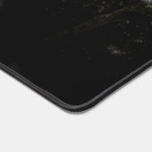 Sparkly lijn goud zwart chic abstract Monogram Bureaumat (Hoek)