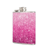 Sparkly Luxury Pink Ombre Heupfles (Links)