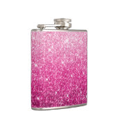 Sparkly Luxury Pink Ombre Heupfles (Rechts)