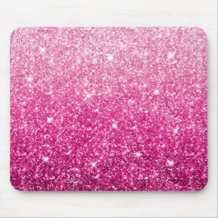 Sparkly Luxury Pink Ombre Muismat