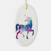 Sparkly Magical Unicorn Keramisch Ornament (Rechts)