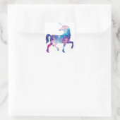 Sparkly Magical Unicorn Vierkante Sticker (Tas)