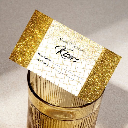 Sparkly magisch zand hoeveel Kisses Bridal Informatiekaartje