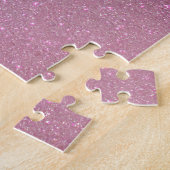 Sparkly Mermaid Green Berry Pink Glitter Ombre Legpuzzel (Zijkant)