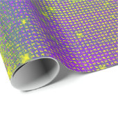 Sparkly Miami Bright Sequin Bamboo Paars roze Cadeaupapier (Rol Hoek)