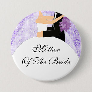 Sparkly Moeder van de Button van de Bride / Pin Pa
