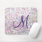 Sparkly Monogram Muismat (Met muis)