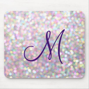 Sparkly Monogram Muismat