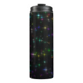Sparkly Multicolor Stars Thermosbeker (Voorkant)