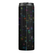 Sparkly Multicolor Stars Thermosbeker (Achterkant)