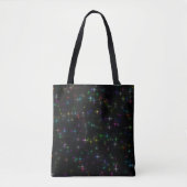 Sparkly Multicolor Stars Tote Bag (Voorkant)