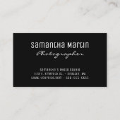 Sparkly Paars Glitter Galaxy Celestial Visitekaartje (Achterkant)