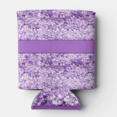 Sparkly Paarse Glitter Blikjeskoeler (Achterkant)