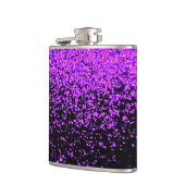 Sparkly paarse kolf heupfles (Links)