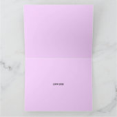 Sparkly Paashaas mand met bloemen kaart (Binnen)