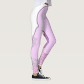 Sparkly Paashaas mand met bloemen Leggings (Rechts)
