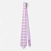 Sparkly Paashaas mand met bloemen Stropdas (Voorkant)