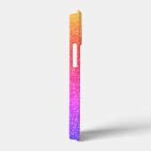 Sparkly Palm Treders Gradient Sunset Personalized Case-Mate iPhone Case (Achterkant / Rechts)